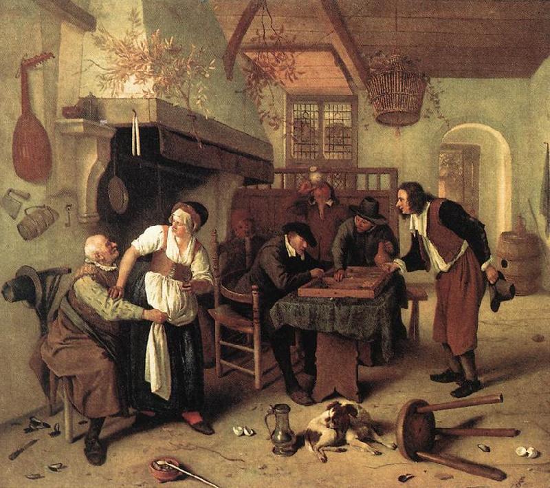 Jan Steen In the Tavern